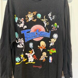 Diamond Supply Co. Tune Squad Black Graphic Long sleeve Tee